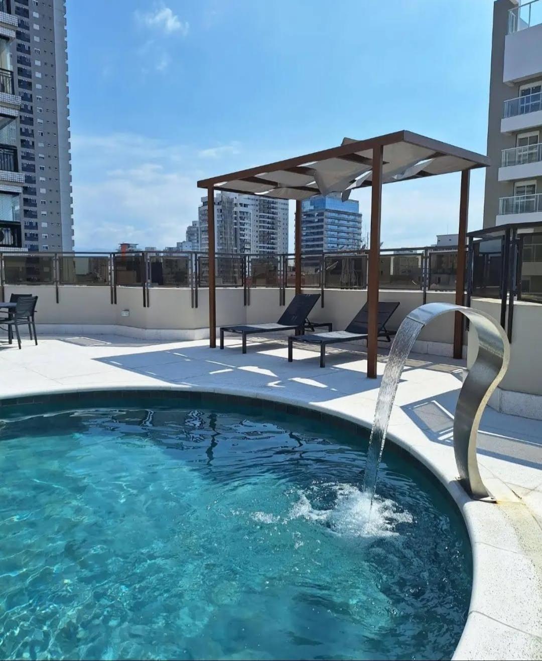 Appartamento Lindo Flat no Gonzaga Santos  Esterno foto
